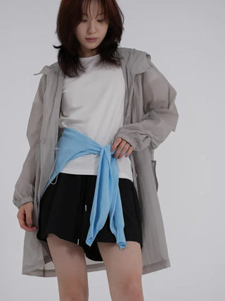 Obin See-through Hooded Rain Jumper