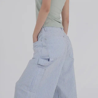 Cuming Striped Wide Pants