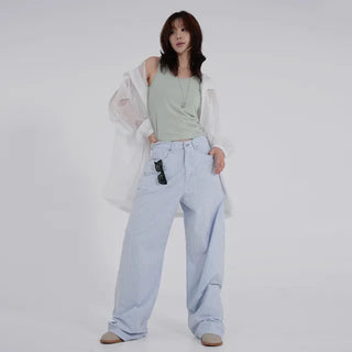 Cuming Striped Wide Pants