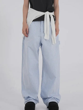 Cuming Striped Wide Pants