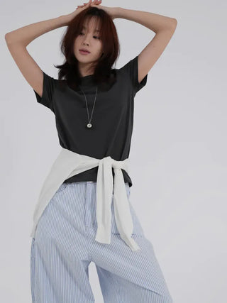 Cuming Striped Wide Pants