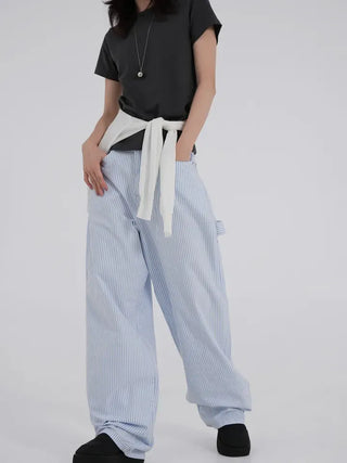 Cuming Striped Wide Pants