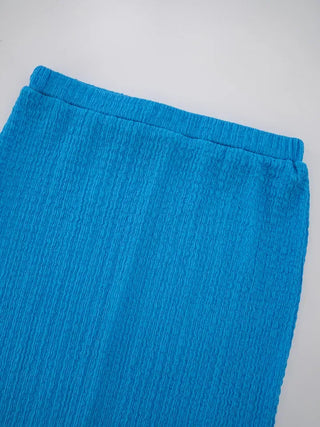 Diamel Wrinkle Banding Maxi Skirt