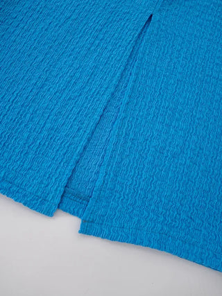 Diamel Wrinkle Banding Maxi Skirt