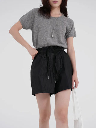 Remay Round Neck Short Sleeve Knit