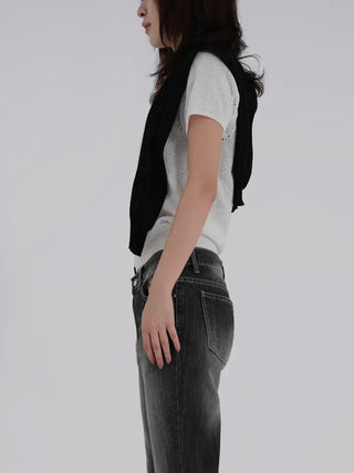 Remay Round Neck Short Sleeve Knit