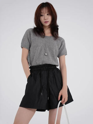 Remay Round Neck Short Sleeve Knit
