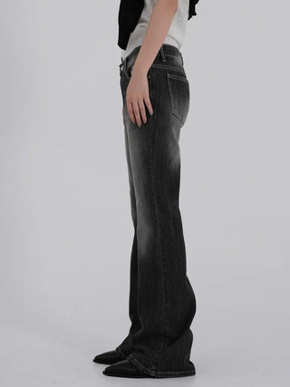 Ogining Low-Rise Bootcut Denim