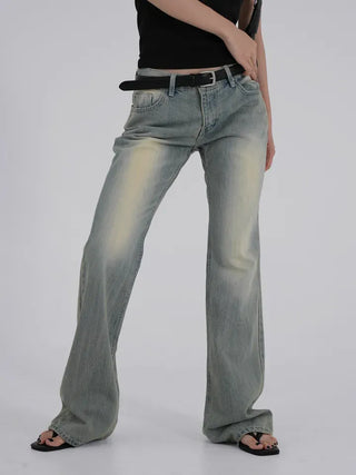 Ogining Low-Rise Bootcut Denim