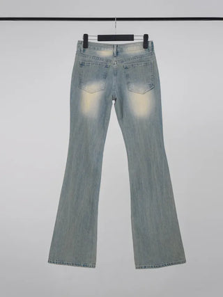 Ogining Low-Rise Bootcut Denim