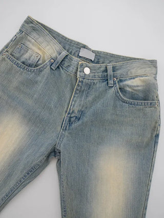 Ogining Low-Rise Bootcut Denim