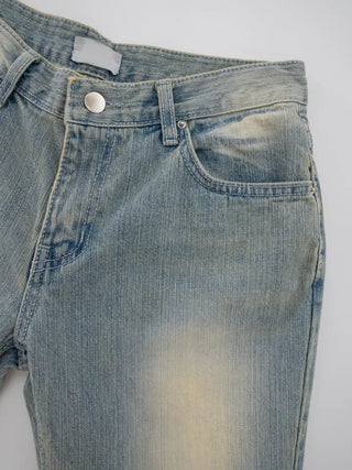 Ogining Low-Rise Bootcut Denim