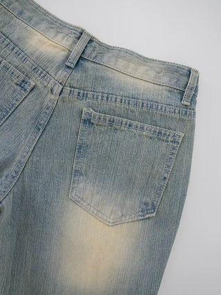 Ogining Low-Rise Bootcut Denim
