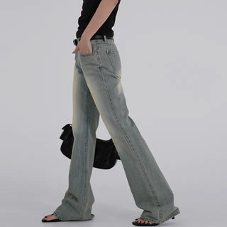 Ogining Low-Rise Bootcut Denim