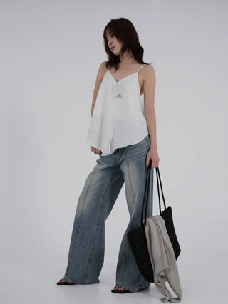 Orin Wash Cut Denim Pants