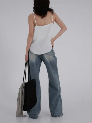 Orin Wash Cut Denim Pants
