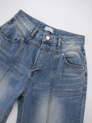 Orin Wash Cut Denim Pants