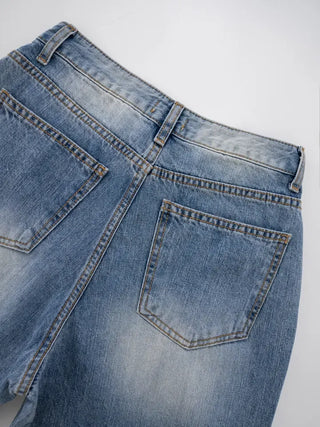 Orin Wash Cut Denim Pants