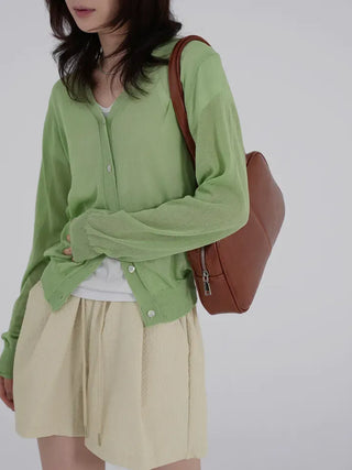 Hyoning Back Ribbon Sleeveless + Basrak Shorts