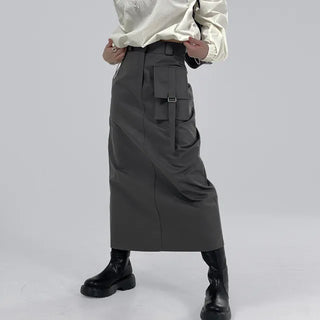 Sally pocket long skirt
