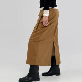 Sally pocket long skirt