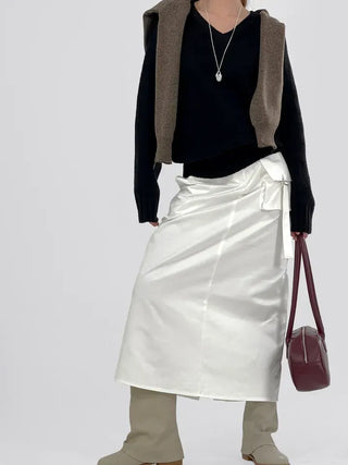 Sally pocket long skirt