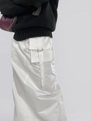Sally pocket long skirt