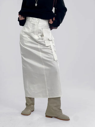 Sally pocket long skirt