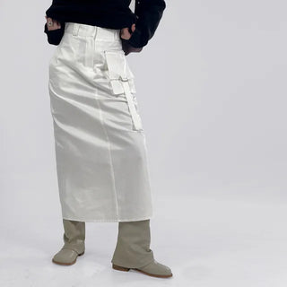 Sally pocket long skirt