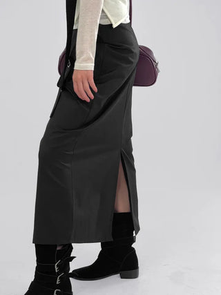 Sally pocket long skirt