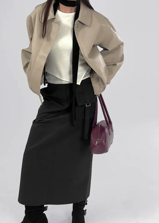 Sally pocket long skirt