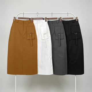Sally pocket long skirt