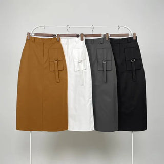 Sally pocket long skirt