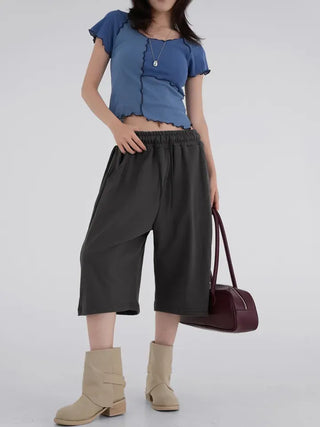Corning Side Pintuck Bermuda Pants