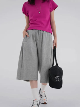 Corning Side Pintuck Bermuda Pants