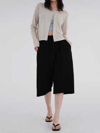 Corning Side Pintuck Bermuda Pants