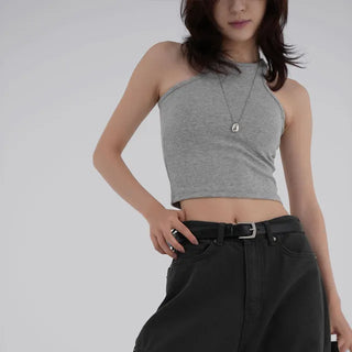 Kibin Halterneck Crop Sleeveless