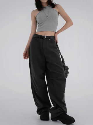 Kibin Halterneck Crop Sleeveless