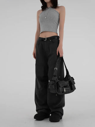Kibin Halterneck Crop Sleeveless