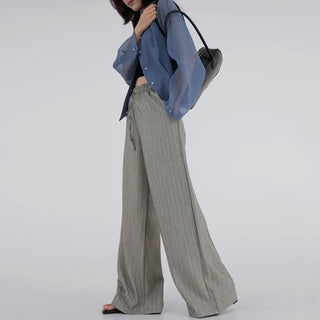 Bobbin Stripe Semi-Wide Pants