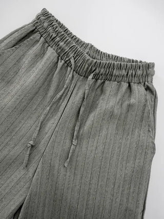Bobbin Stripe Semi-Wide Pants