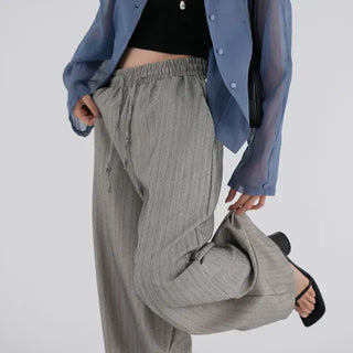 Bobbin Stripe Semi-Wide Pants