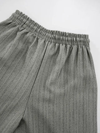 Bobbin Stripe Semi-Wide Pants