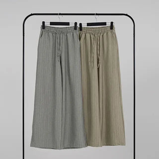 Bobbin Stripe Semi-Wide Pants