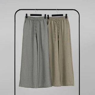 Bobbin Stripe Semi-Wide Pants