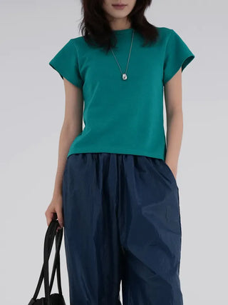 Mirel Comfort Diagonal Sleeve T-shirt