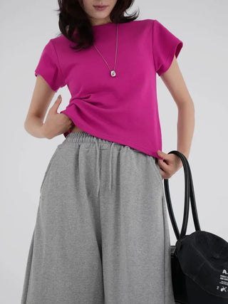 Mirel Comfort Diagonal Sleeve T-shirt