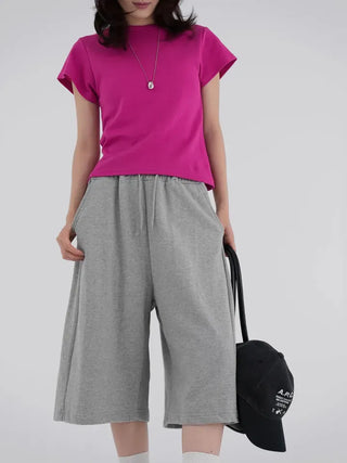 Mirel Comfort Diagonal Sleeve T-shirt