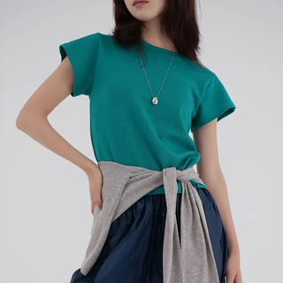 Mirel Comfort Diagonal Sleeve T-shirt