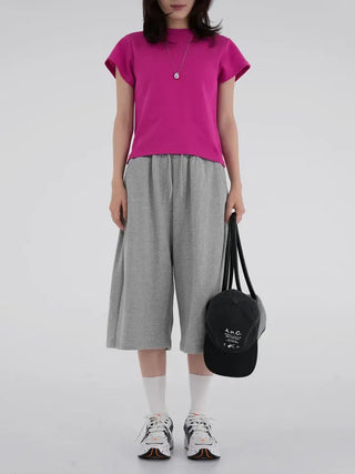 Mirel Comfort Diagonal Sleeve T-shirt